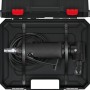 Offener Kistenberg Maschinenkoffer (38,4 cm) mit Elektrowerkzeug und Halteriemen.