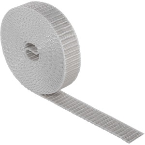 Grauer Schellenberg Rollladengurt Maxi (23 mm, 4,5 m) auf Rolle.