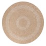 Runder, beiger Outdoor-Teppich Comilla von Ayyildiz, 160x160 cm, in Sisal-Optik.