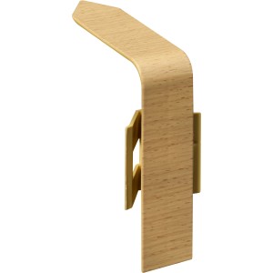 System 11 Innenecke in Buche für Laminat & Parkett, Detailansicht.