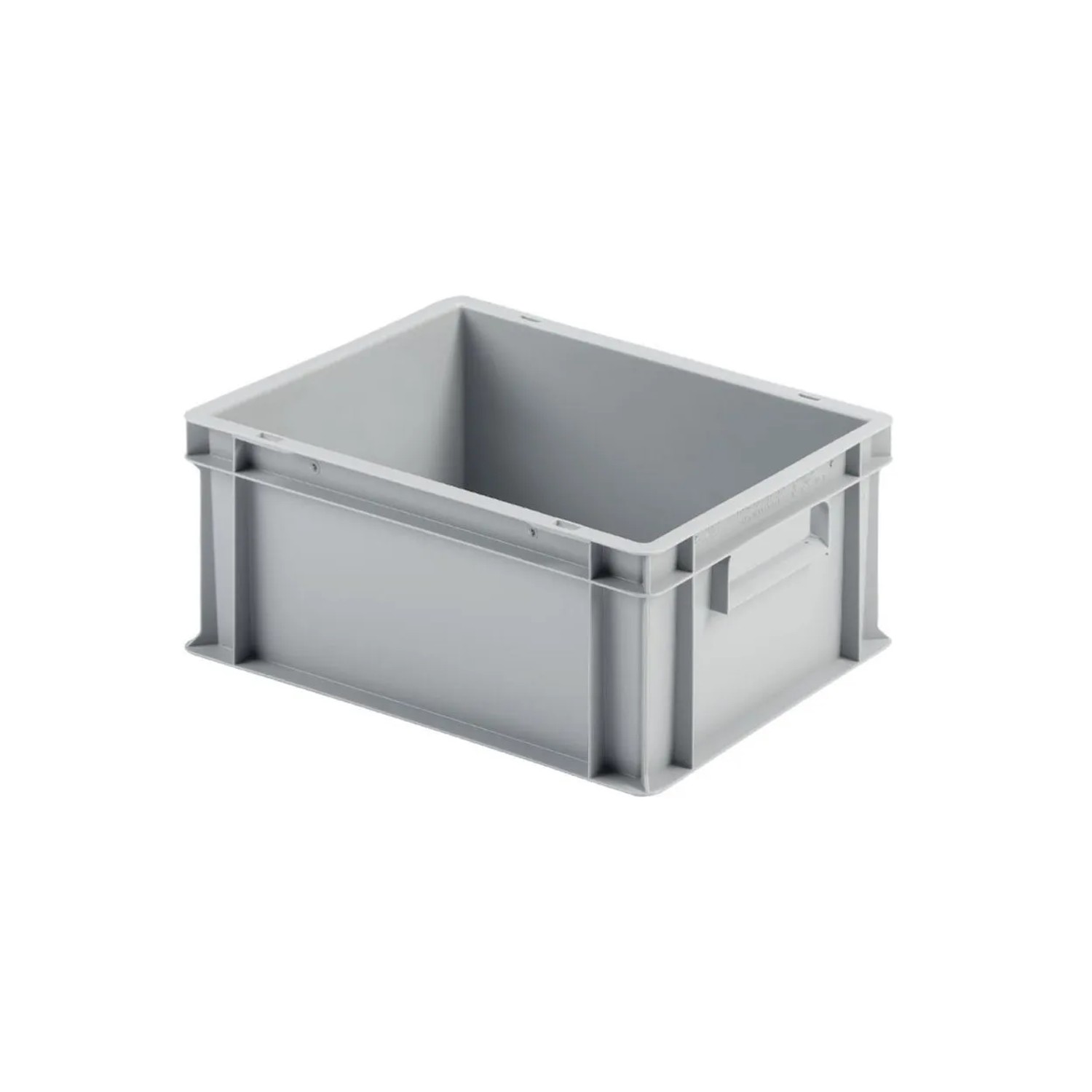 Graue Eurobox (16L) im 10er-Set mit Deckel und Griff. Ideal als Transportbox und zur Aufbewahrung.