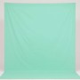 Walimex Stoffhintergrund Mintgrün 2,85X6M 140G/M² Baumwolle Foto Hintergrund_5