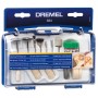 Dremel 684 Reinigungs- und Polier-Set für Miniaturwerkzeuge in blauer Box.