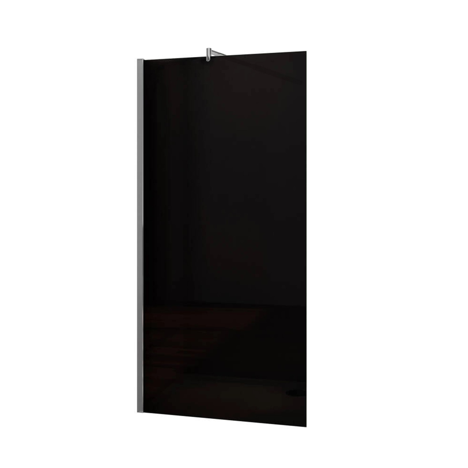 AICA Duschkabine B.80xH.200cm Rauchglas Duschwand Mit 70-120cm Flexiblen St günstig online kaufen