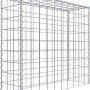 Gabiona Anbaukorb Typ 3, 90x100x30cm, Maschenweite 10x10cm, Drahtgitter für Gabionen.
