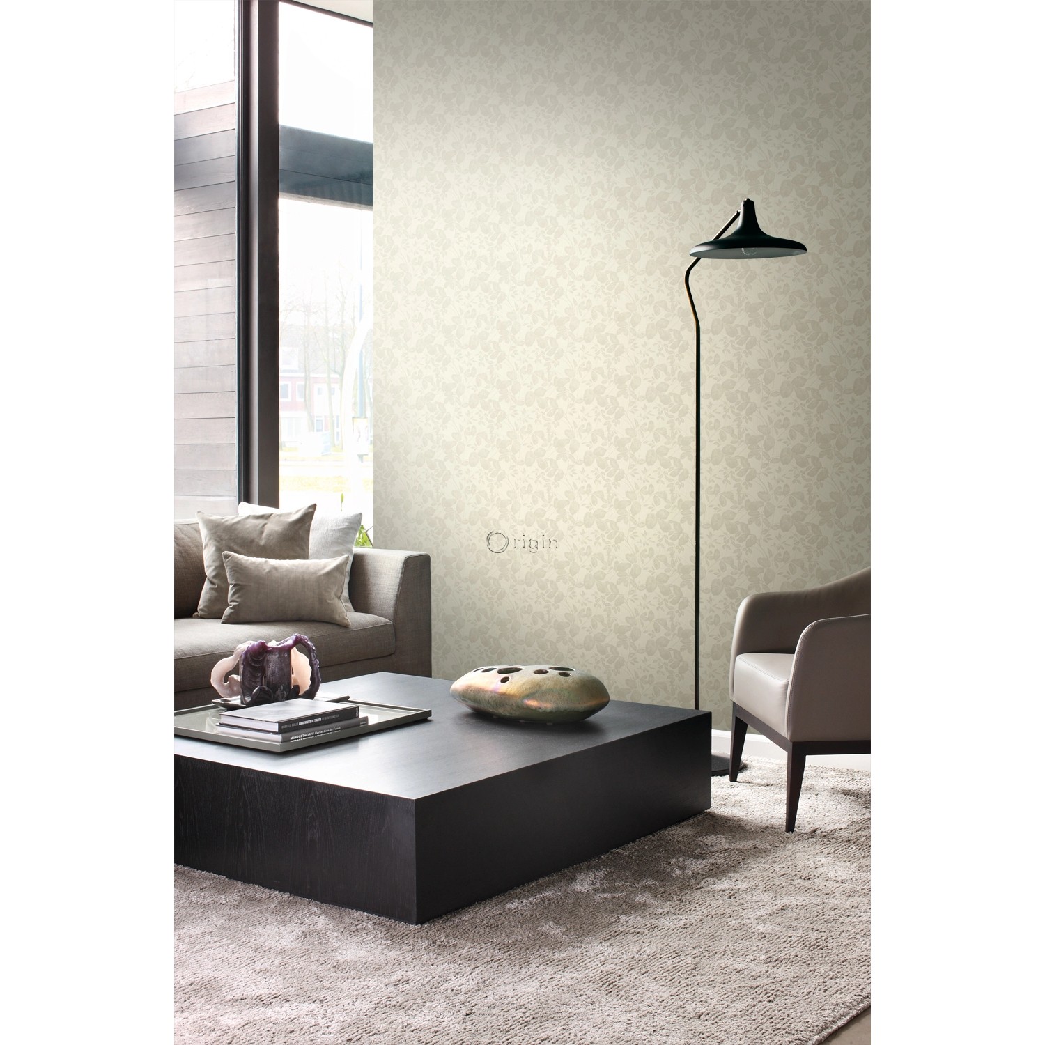 Origin Wallcoverings Tapete Blätter Beige 53 cm x 10,05 m 346539 günstig online kaufen