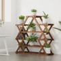 vidaXL Blumenständer 110x25x105 cm Massivholz Tanne 362877_3
