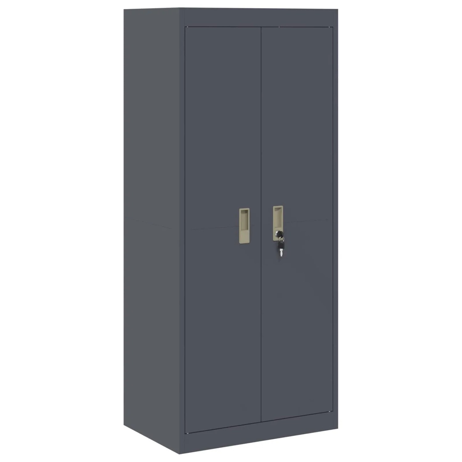 vidaXL Aufbewahrungsschrank Anthrazit 60 x 40 x 140 cm Stahl 891738