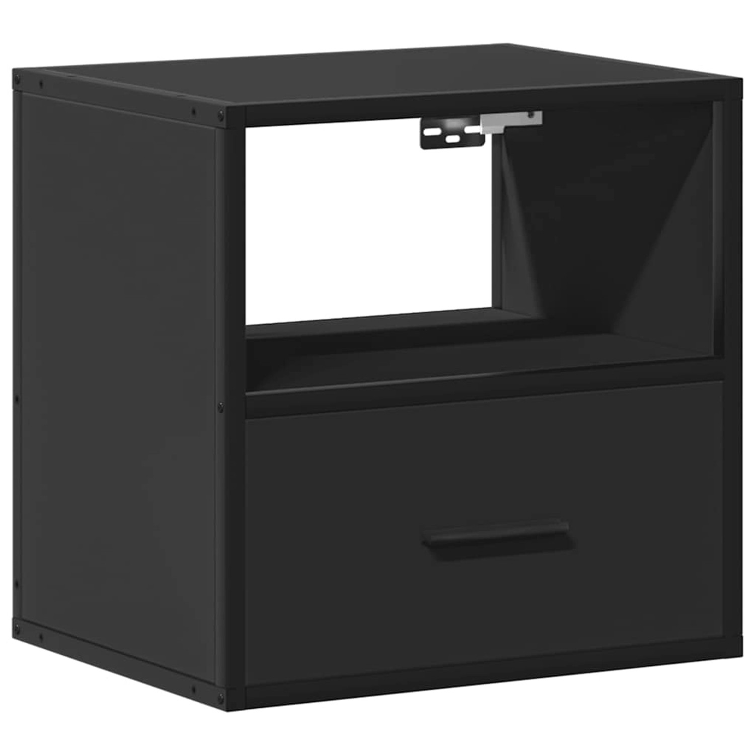 vidaXL Wand-Nachttisch Schwarz 40x31x39,5 cm 848734 günstig online kaufen