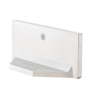 Diephaus L-Stein-Ecke Sichtbeton 40 cm x 100 cm x 30 cm x 5 cm Grau