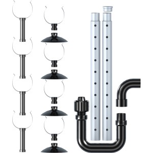 Tetra Auslass-Set EX 400-800 für Außenfilter, Ersatzteile wie Rohre, Verbinder und Saugnäpfe.