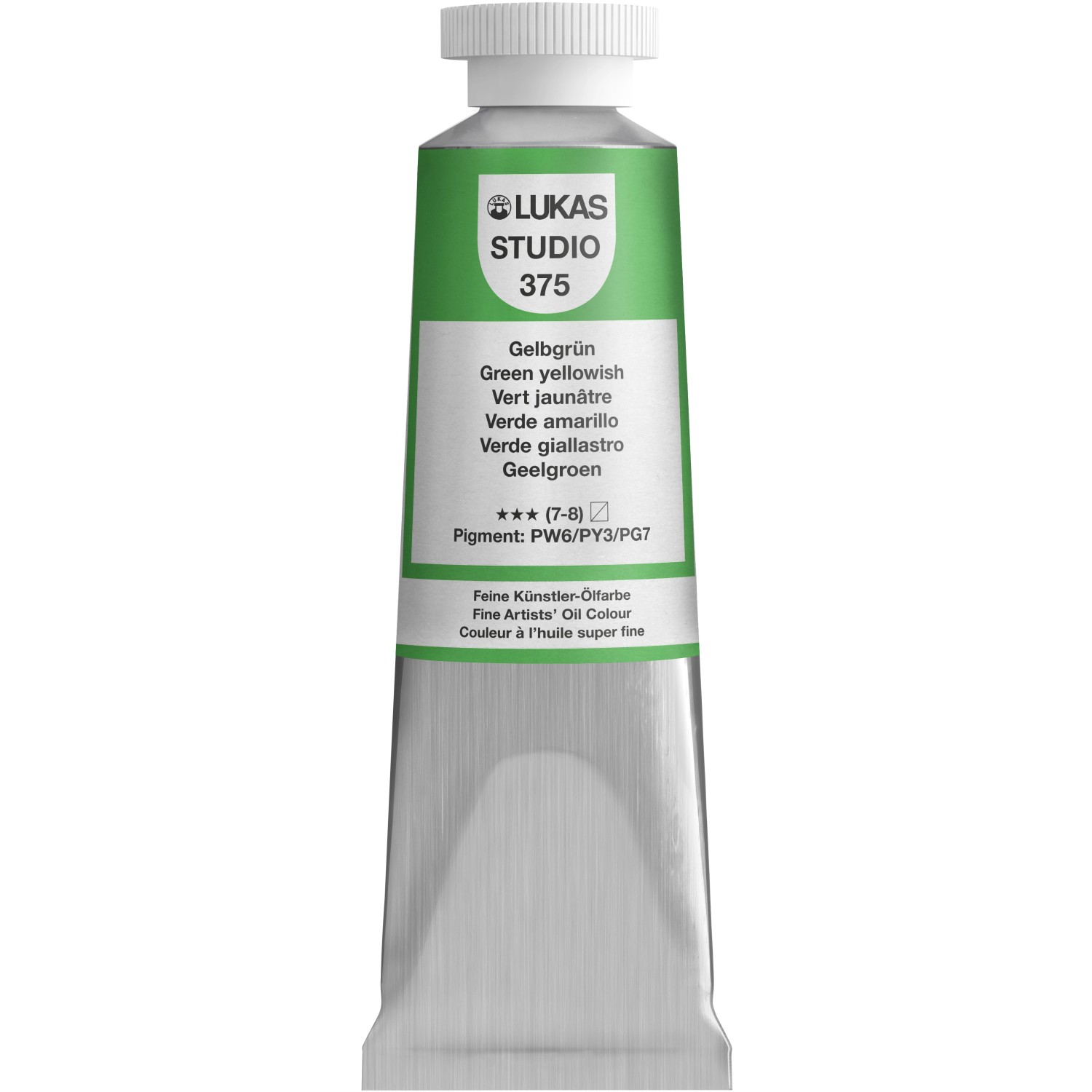 Lukas Studio Ölfarbe 37 ml Premium-Qualität Gelbgrün