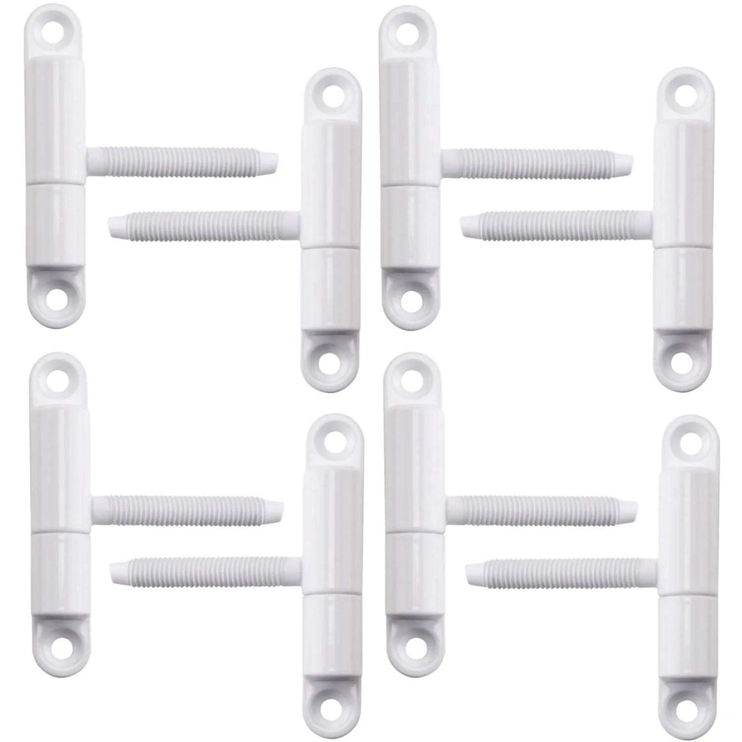 SOTECH 8 Stück Türband Einbohrband 15 x 83 mm mit Zapfen M8 x 50 mm Weiß