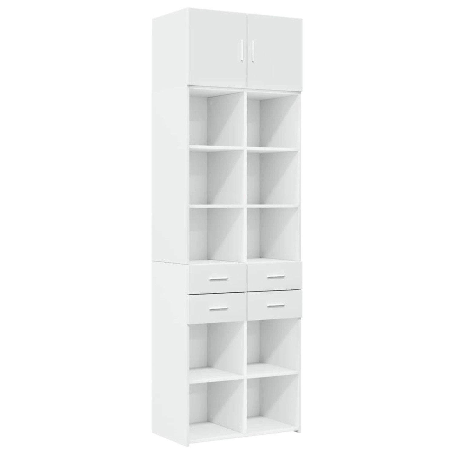 vidaXL Hochschrank Weiß 70x42,5x225 cm Holzwerkstoff 3281336 günstig online kaufen