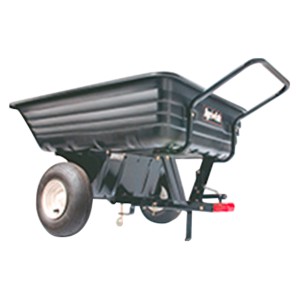 MTD Universal Kunststoff Transportanhänger für Rasentraktoren, max. 227 kg Ladekapazität.