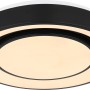 Globo LED Deckenleuchte Sully, Ø 38cm, schwarz, mit Farbwechsel und Dimmfunktion.