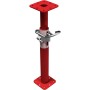 Rot lackierte Schake Uni-Stütze, Auszugslänge 600-925 mm, für Baugeräte.