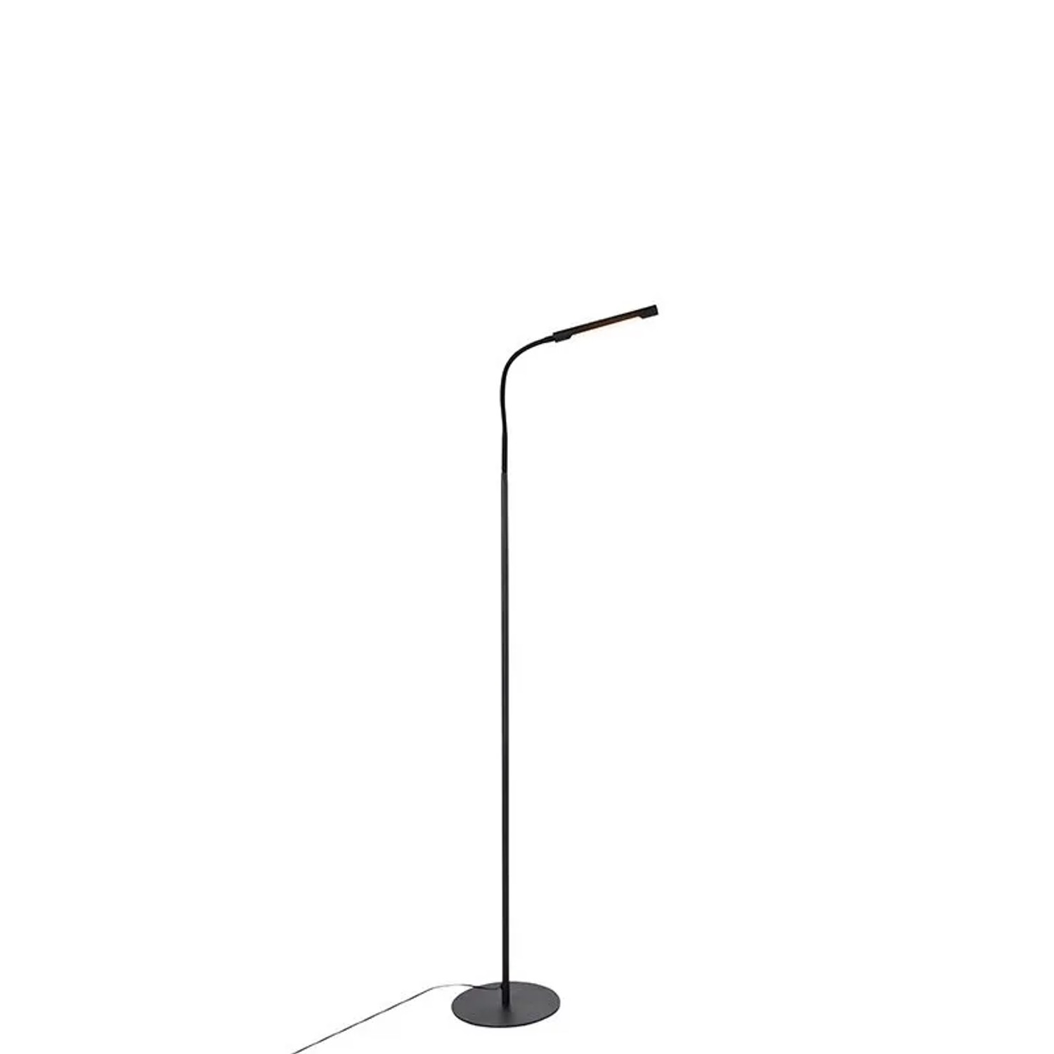 QAZQA Design Stehleuchte Schwarz inkl  LED mit Touchdimmer Palka