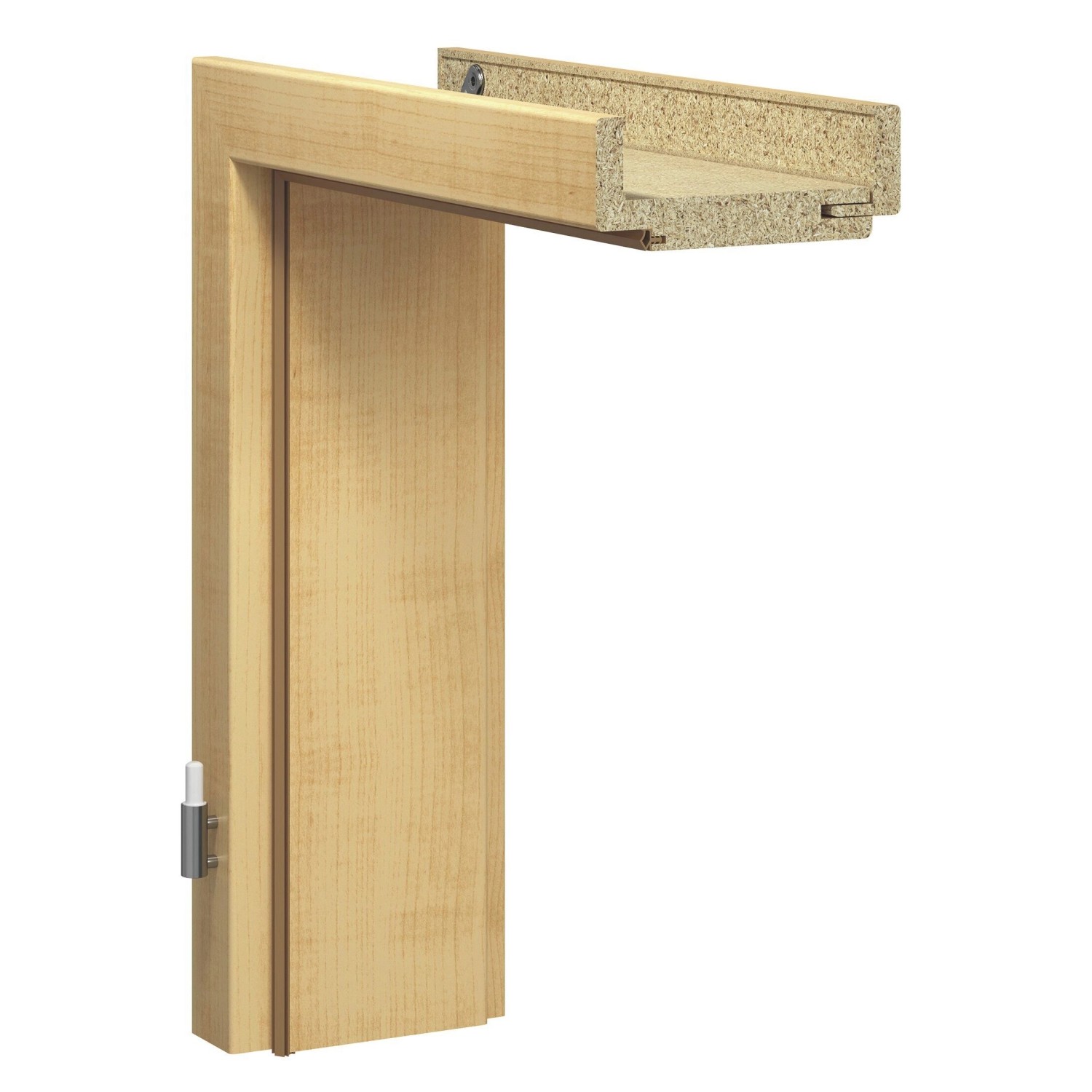 Zarge Dekorfolie Holznachbildung Ahorn 98,5 x 198,5 x 16,5 cm Anschlag L/R günstig online kaufen