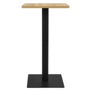 VidaXL Bistrotisch, Eichefarben, 50x50x107 cm, ideal für Cafés und Bars.