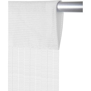 Weißer Fadenvorhang Prince (90x250 cm) mit Stangendurchzug für Fensterdekoration.