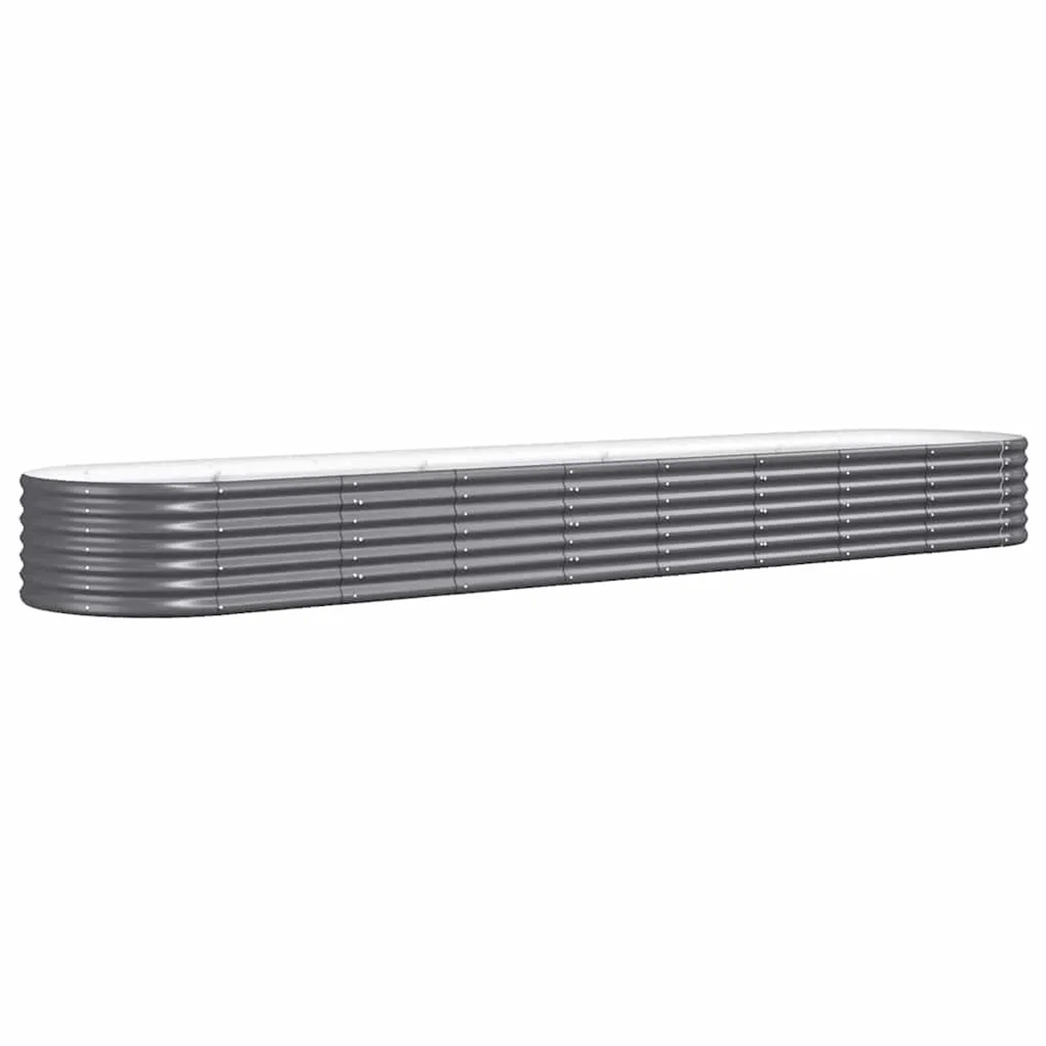 Furnicato Hochbeet Verzinkter Stahl 368x80x36 Cm Anthrazit