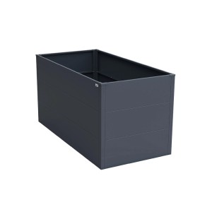 Weka Metall-Hochbeet Gary L 150 cm x 75 cm x 77 cm Anthrazit