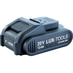 LUX Li-Ion Akku AK-20Li/1,5 für Elektrowerkzeuge, 20V, 1.5Ah.