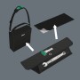 Wera Joker Ringmaulschlüssel Set, 5-teilig, mit Tasche und Klettstreifen zur Befestigung.