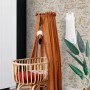 ESTAhome Vliestapete mit Blumenmuster in Altrosa und Olivgrün im Vintage-Look.