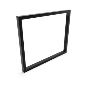 HEVVA Waschtischhalterung REUSS 50 cm Tief 1 Halter Schwarz