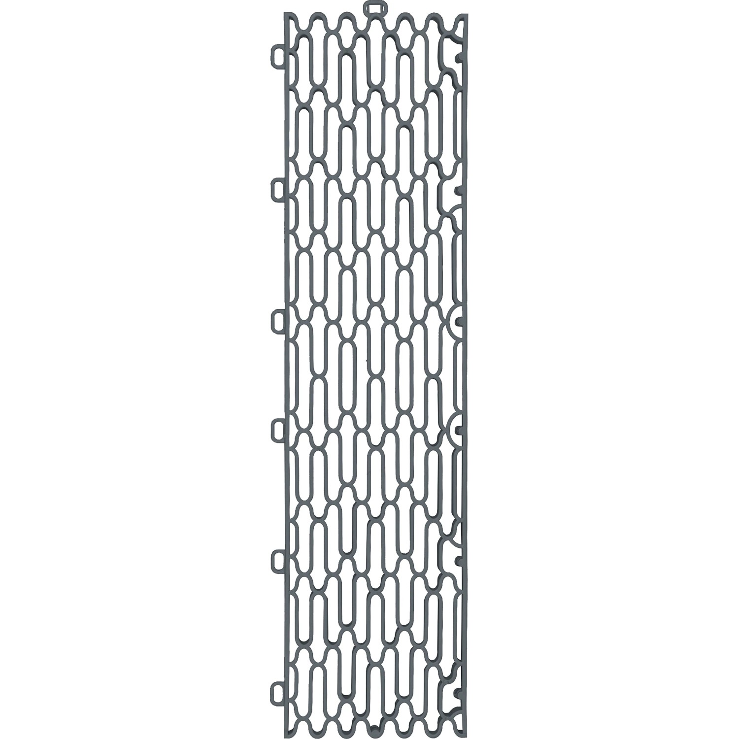 Dunkelgraues Florco Expansionsteil für 40x40 cm Klickfliesen, Detailansicht.