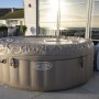 Bestway Lay-Z-Spa Palm Springs aufblasbarer Whirlpool, Ø 196 cm, mit Abdeckung und Pumpe.