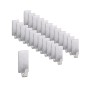 Relaxdays Klebehaken 24er Set Edelstahl Silber Selbstklebend 3,5 cm x 1,5 cm x 1,5 cm