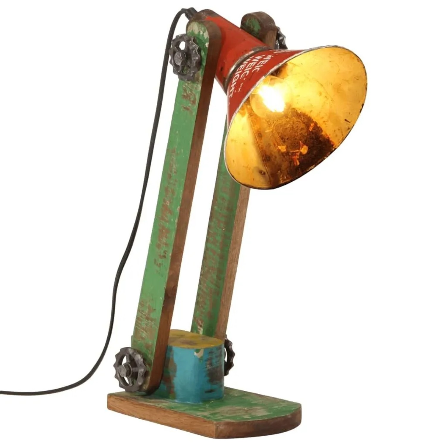 vidaXL Schreibtischlampe 25 W Mehrfarbig 23x13x52 cm E27 371908
