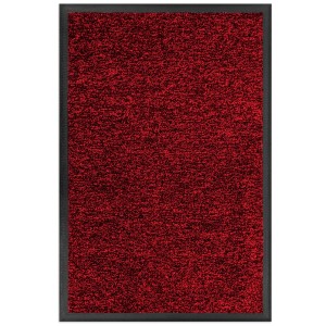 Floordirekt Schmutzfangmatte Space 205 Rutschfest TPE-Rücken Rot 60 x 90 cm