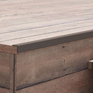 vidaXL Winkelleisten 5 Stk WPC 170 cm Dunkelbraun 45022