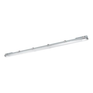 Graue Eglo LED-Wannenleuchte Expert Basic Plus, 65 cm, für Feuchträume.