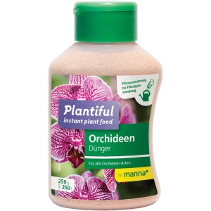 Flasche Manna Plantiful Orchideendünger, Instant-Pflanzennahrung für üppige Blüten.