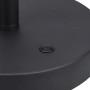 Detailaufnahme des Fußes der Trio Tischleuchte Sequence in Schwarz mit Touchschalter.