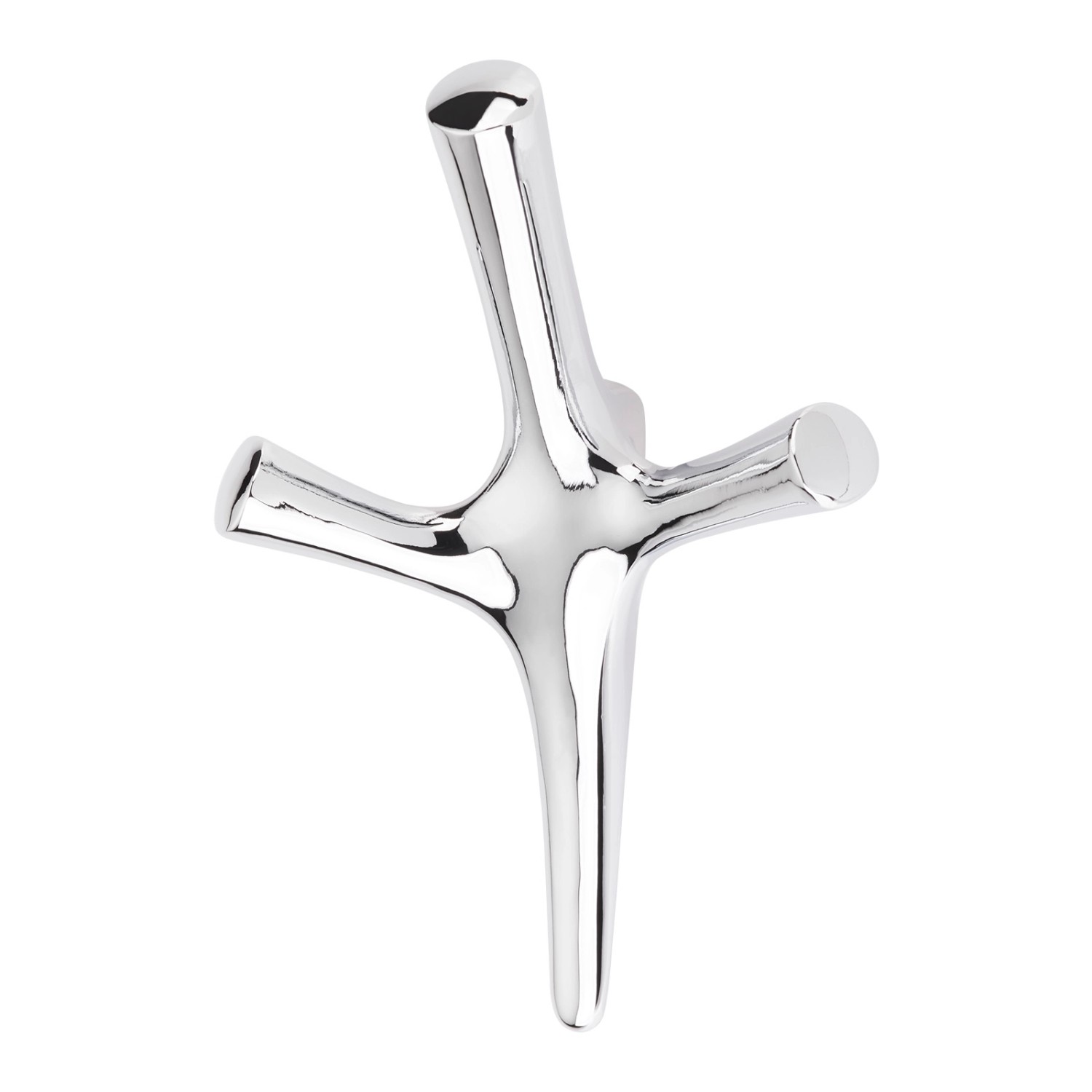 SOTECH Garderobenhaken TRICORNO Höhe 157 mm x Breite 106 mm Chrom Poliert Aus Zinkdruckguss