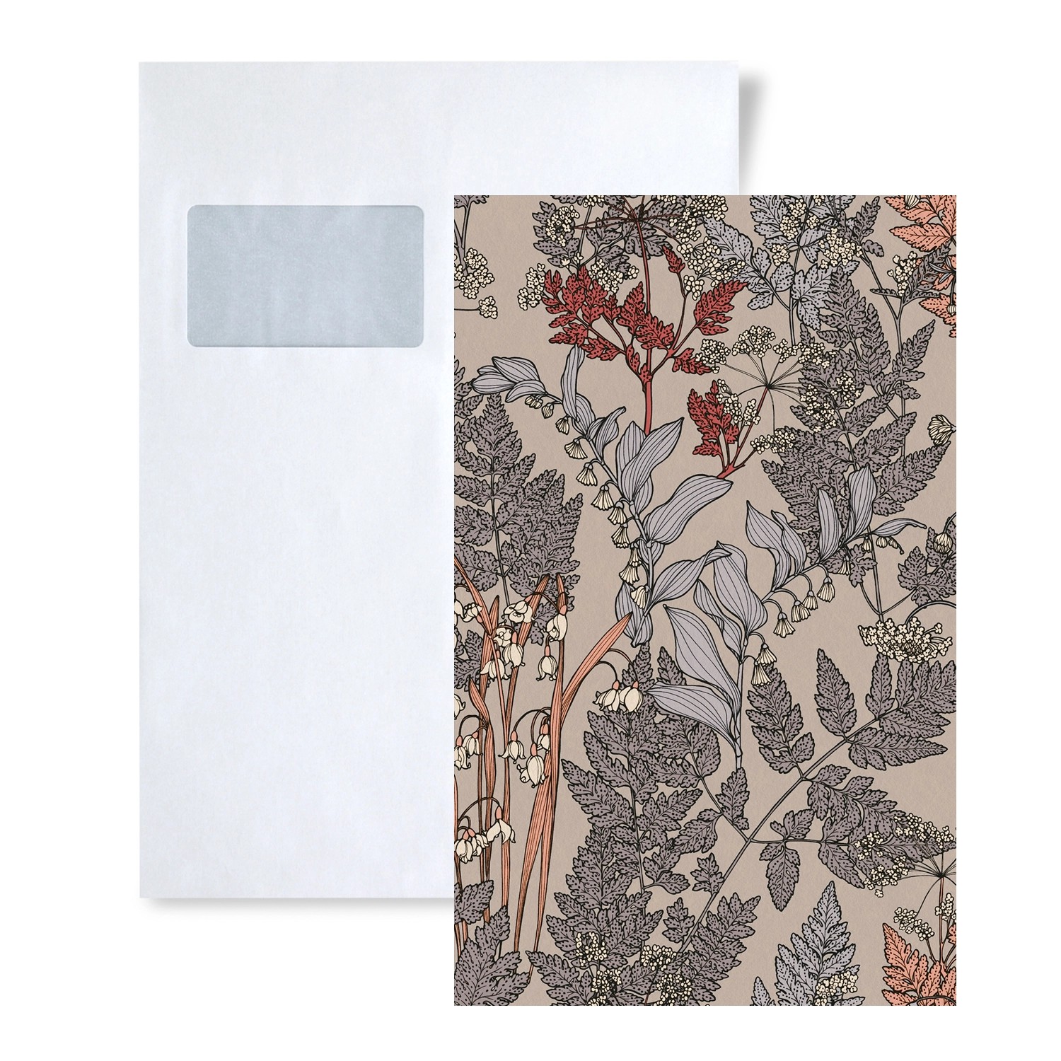PROFHOME 1 MUSTERSTÜCK S-377512-GU DIN A4 MUSTER der Floral Tapete günstig online kaufen