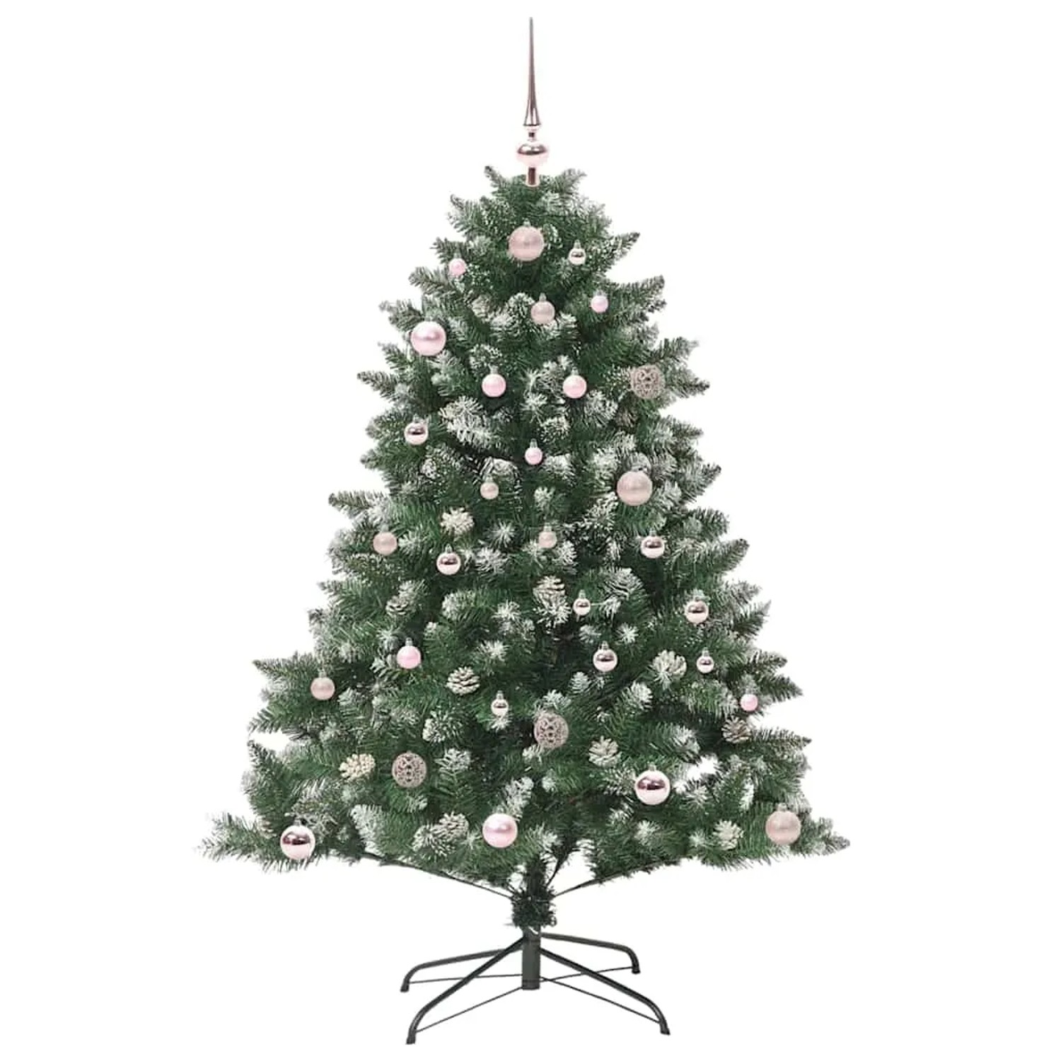 vidaXL Künstlicher Weihnachtsbaum mit 150 LEDs Grün 105 x 105 x 150 cm 3395223