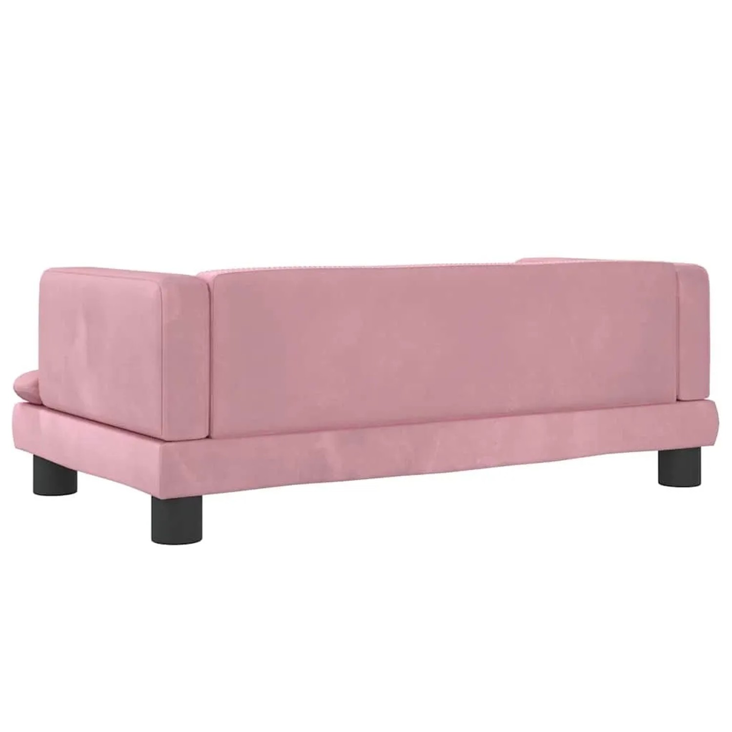 vidaXL Hundebett Rosa 80x45x30 cm Samt 171897_5