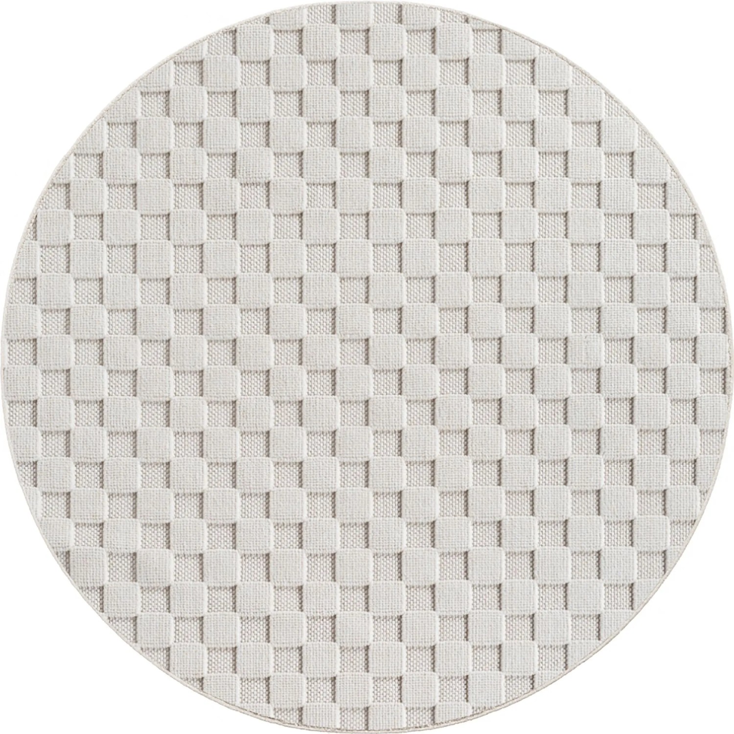 Ayyildiz Flachgewebeteppich Helix 2203 Creme Ø 200 cm