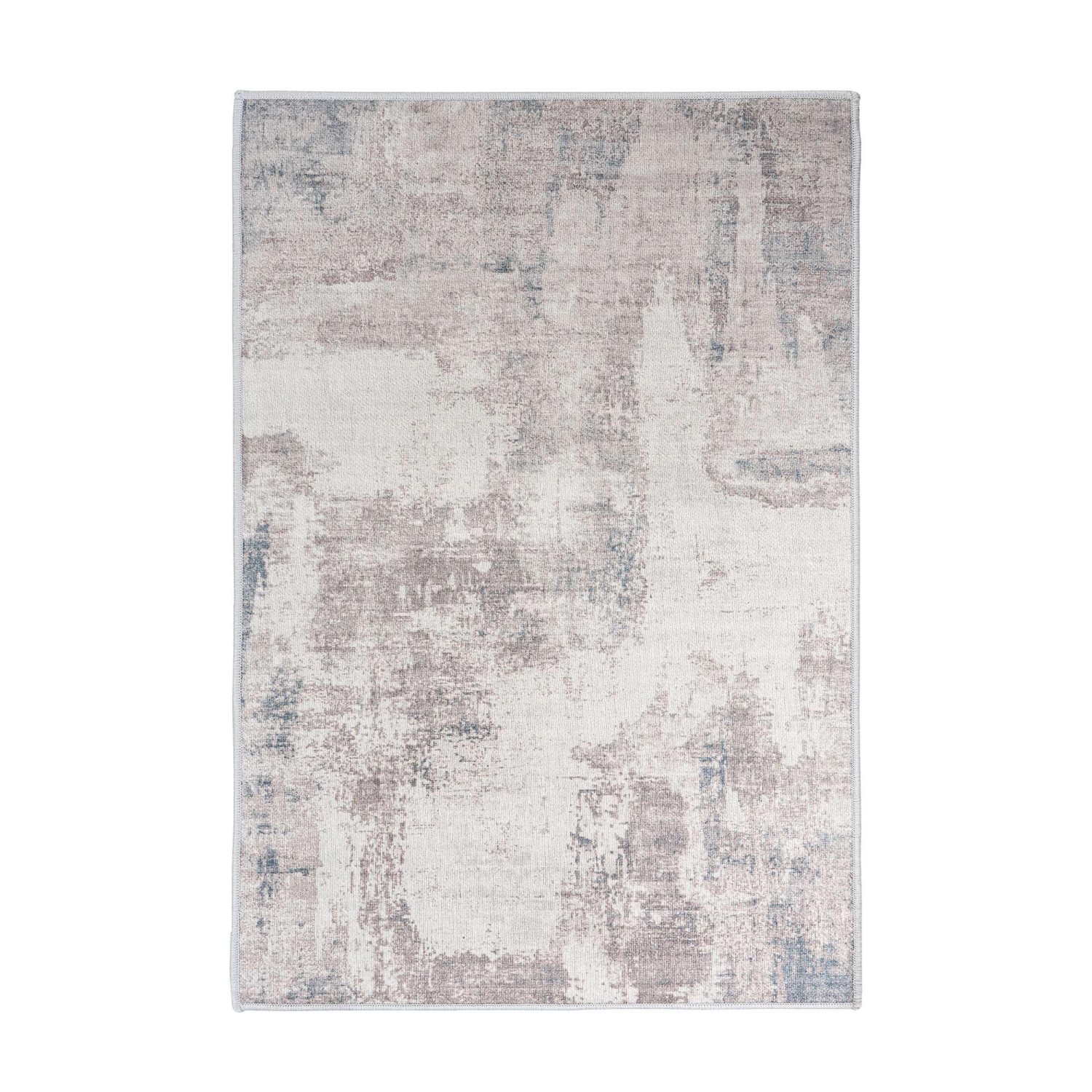 MeGusta Kurzflor Teppich Vintage UsedLook Beige 80x150 cm Agustina