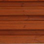 Sichtschutzzaun Goch, teakfarben lasiert, 180x180 cm. Holzstruktur mit horizontalen Brettern.
