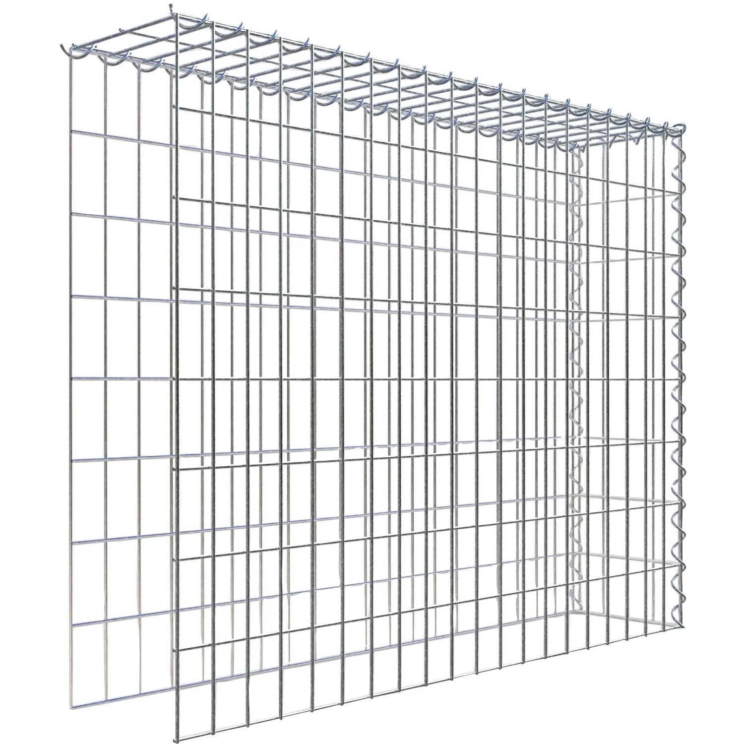 Gabiona Gabione-Anbaukorb Typ 4 80 x 100 x 20 cm Maschenw 5 x 10 cm