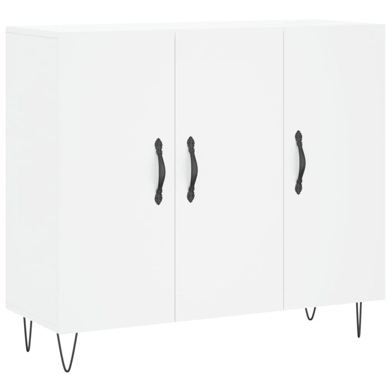 vidaXL Sideboard Weiß 90x34x80 cm Holzwerkstoff 828100 günstig online kaufen
