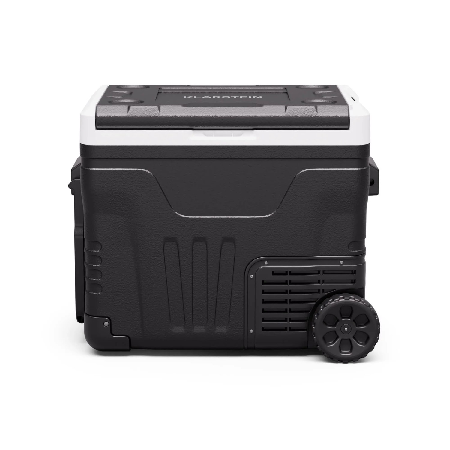 Klarstein Kühlbox PolarForce 50L Klasse E LED-Innenbeleuchtung Schwarz